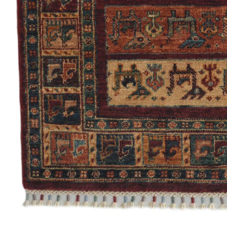Detail image of 2' 9 x 9' 11 Hand Knotted Ariana Ziegler Runner Rug