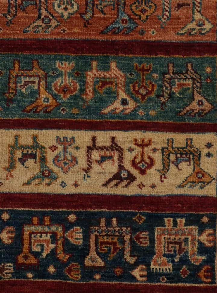 2' 9 x 9' 11 Hand Knotted Ariana Ziegler Runner Rug