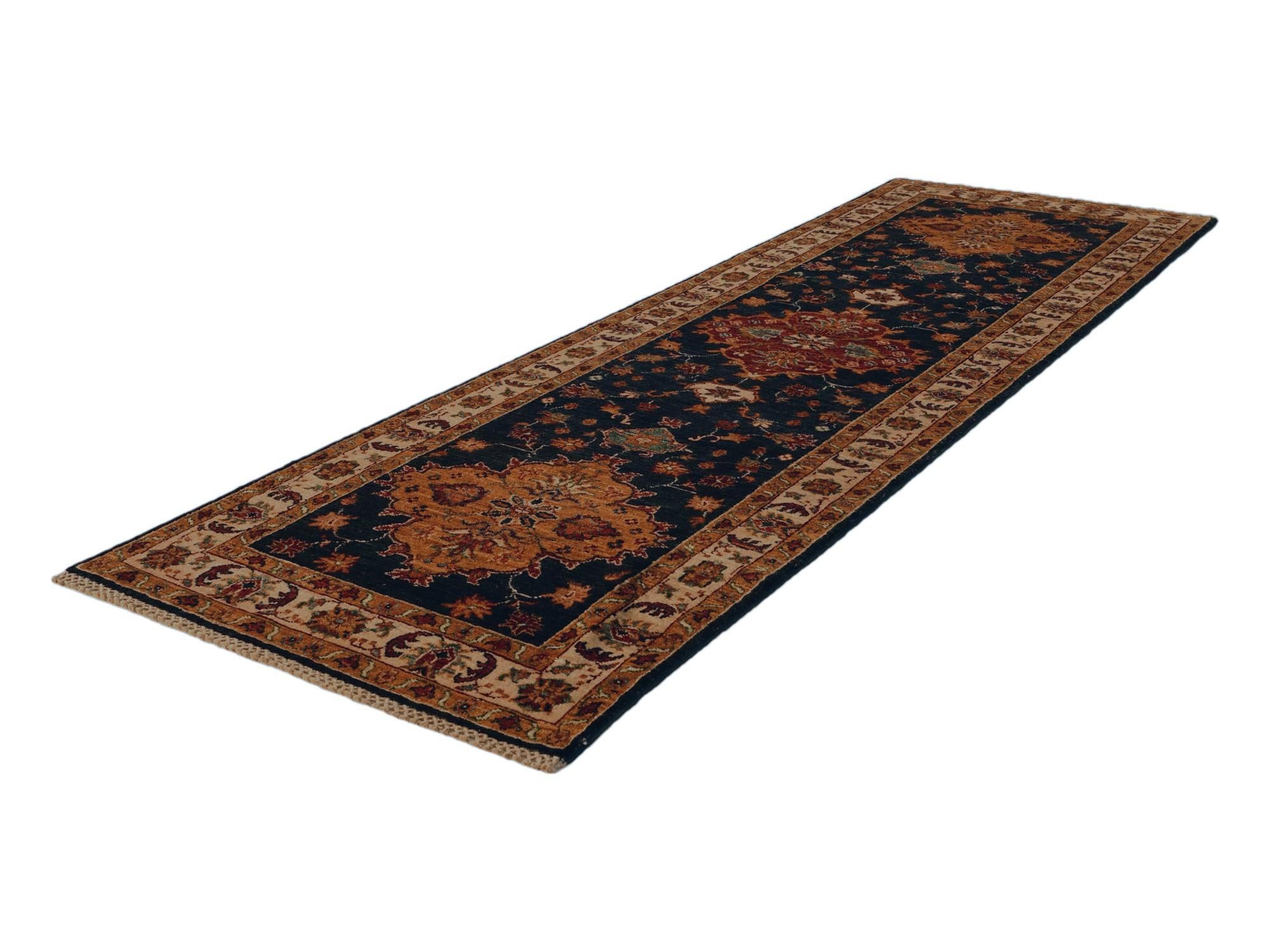 2' 8 x 8' 6 Hand Knotted Ariana Ziegler Runner Rug