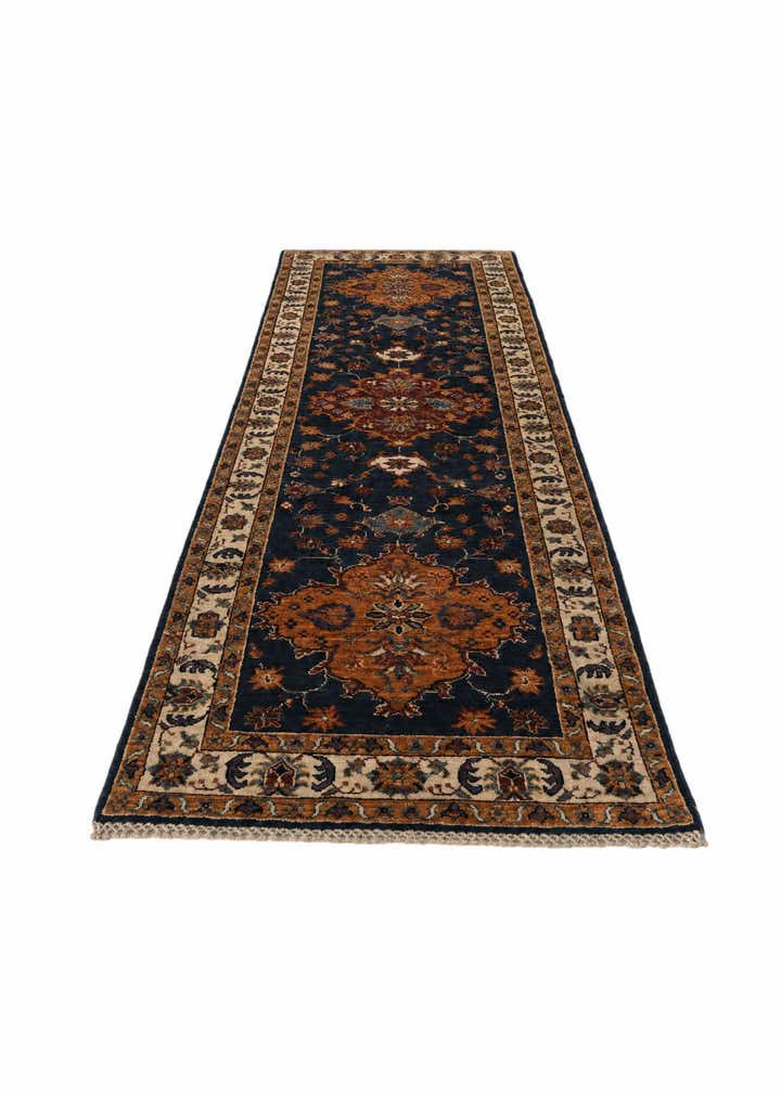 2' 8 x 8' 6 Hand Knotted Ariana Ziegler Runner Rug