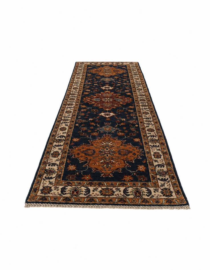 Detail image of 2' 8 x 8' 6 Hand Knotted Ariana Ziegler Runner Rug