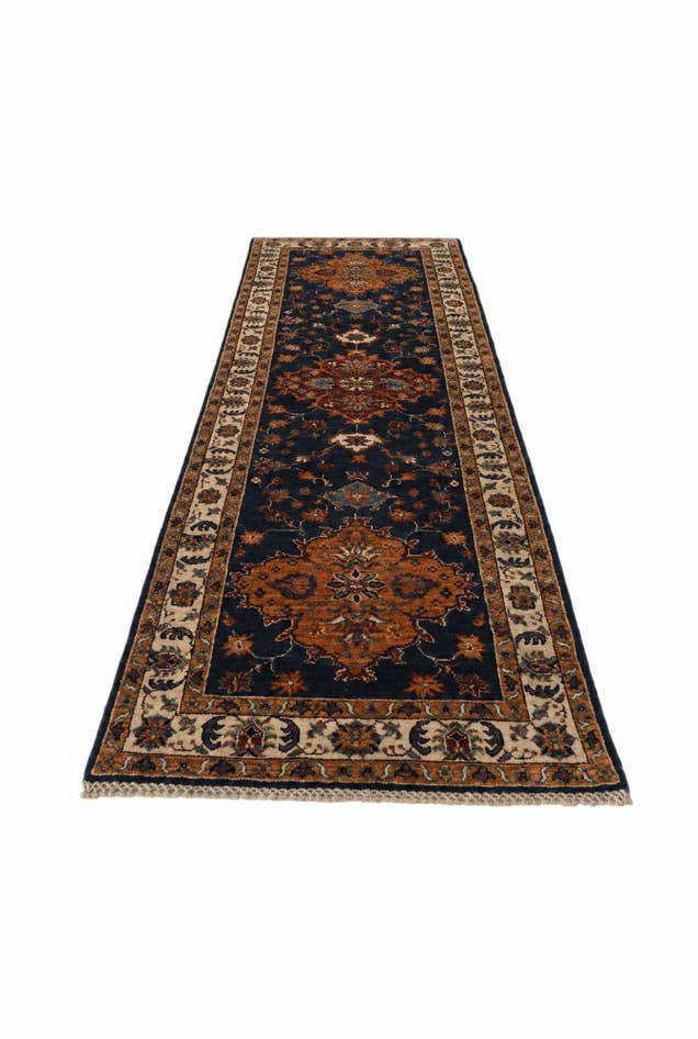 Detail image of 2' 8 x 8' 6 Hand Knotted Ariana Ziegler Runner Rug