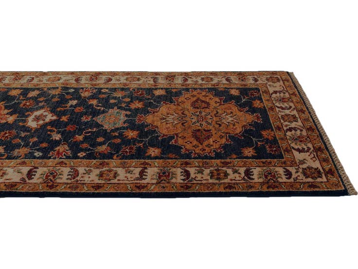 Detail image of 2' 8 x 8' 6 Hand Knotted Ariana Ziegler Runner Rug