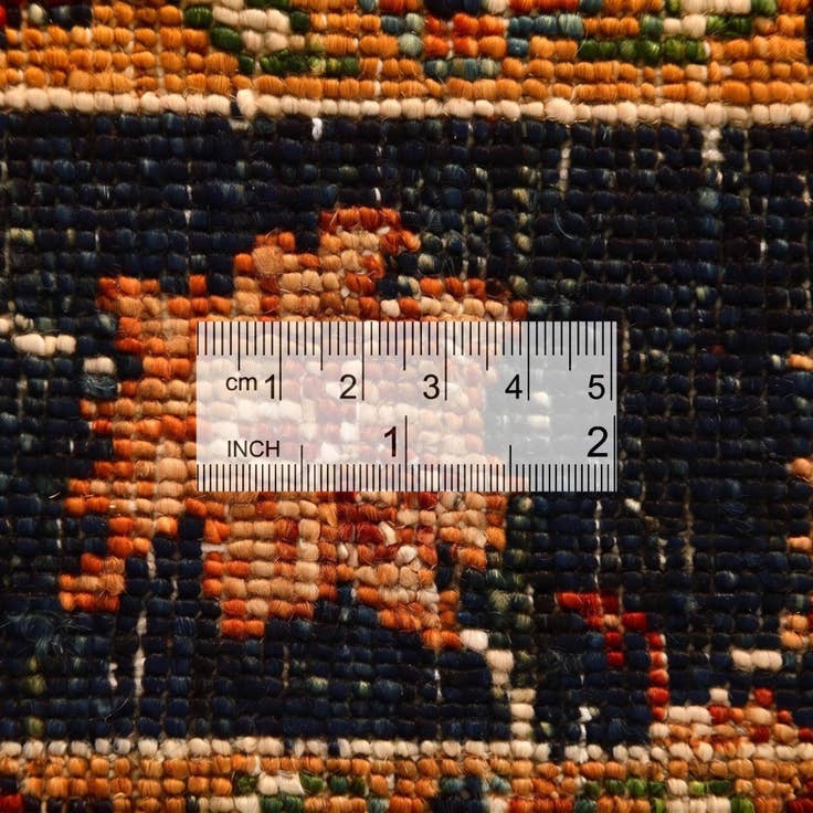 Detail image of 2' 8 x 8' 6 Hand Knotted Ariana Ziegler Runner Rug