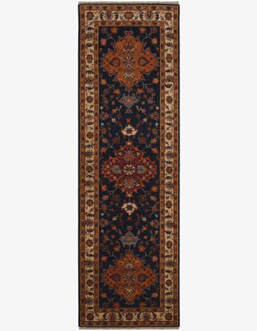 2' 8 x 8' 6 Hand Knotted Ariana Ziegler Runner Rug