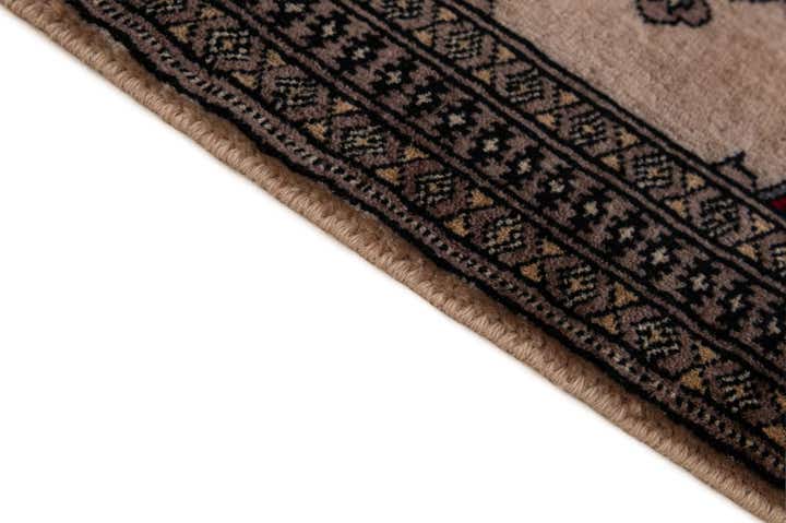 2' x 3' 11 Hand Knotted Bokhara Wool Runner Rug