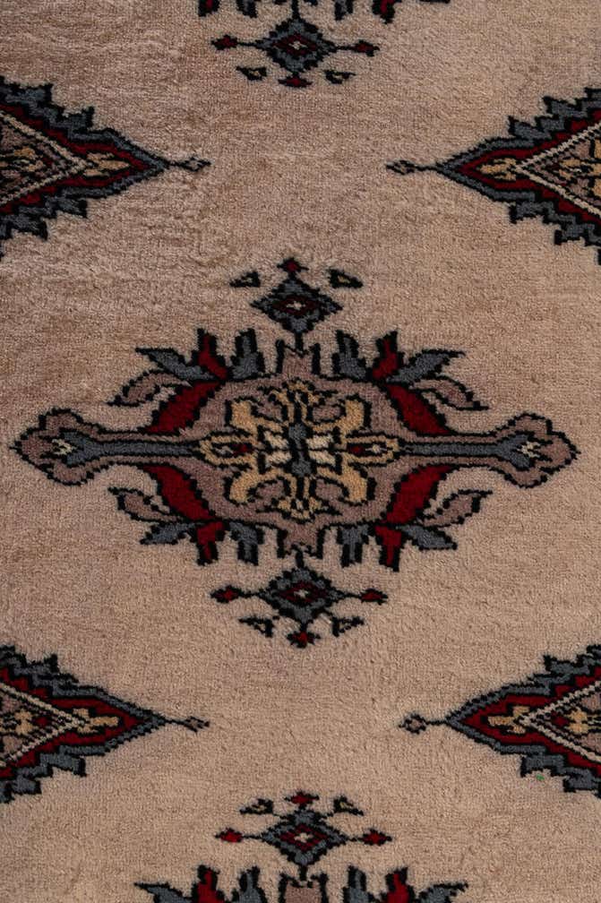 2' x 3' 11 Hand Knotted Bokhara Wool Runner Rug