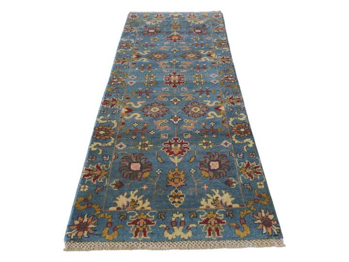 2' 2 x 6' 7 Hand Knotted Kazak Runner Rug