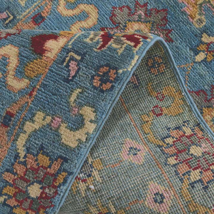 2' 2 x 6' 7 Hand Knotted Kazak Runner Rug