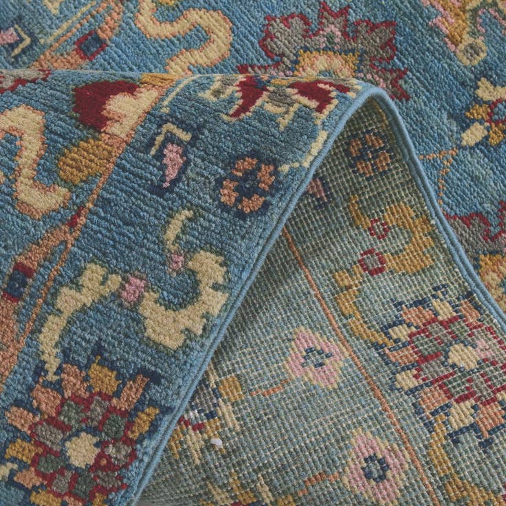 Detail image of 2' 2 x 6' 7 Hand Knotted Kazak Runner Rug