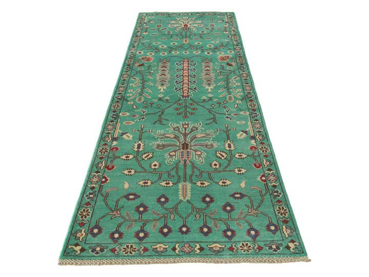 2' 9 x 10' Hand Knotted Kazak Runner Rug
