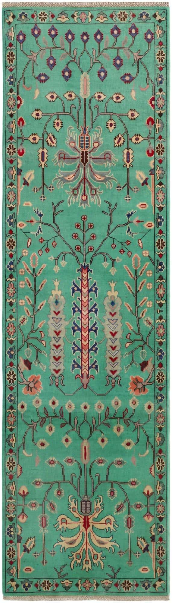2' 9 x 10' Hand Knotted Kazak Runner Rug