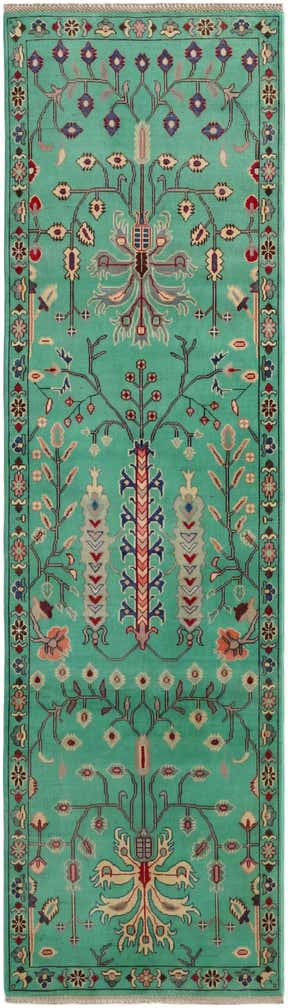 2' 9 x 10' Hand Knotted Kazak Runner Rug