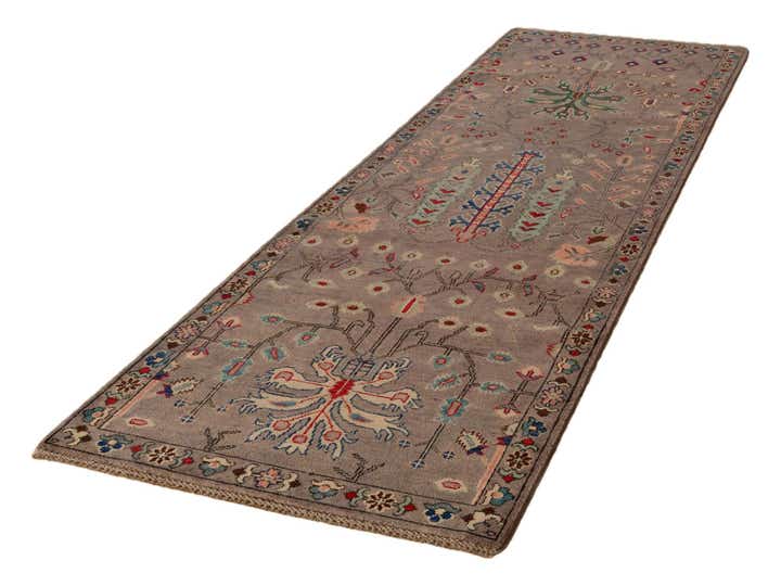 2' 10 x 9' 8 Hand Knotted Kazak Runner Rug