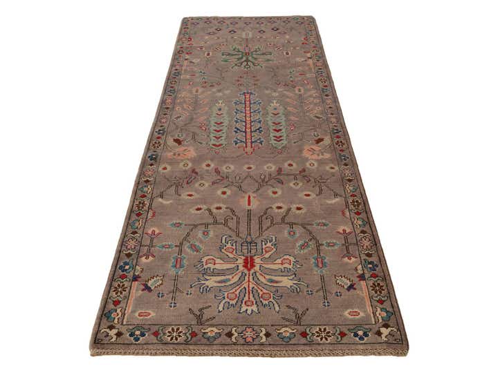 2' 10 x 9' 8 Hand Knotted Kazak Runner Rug