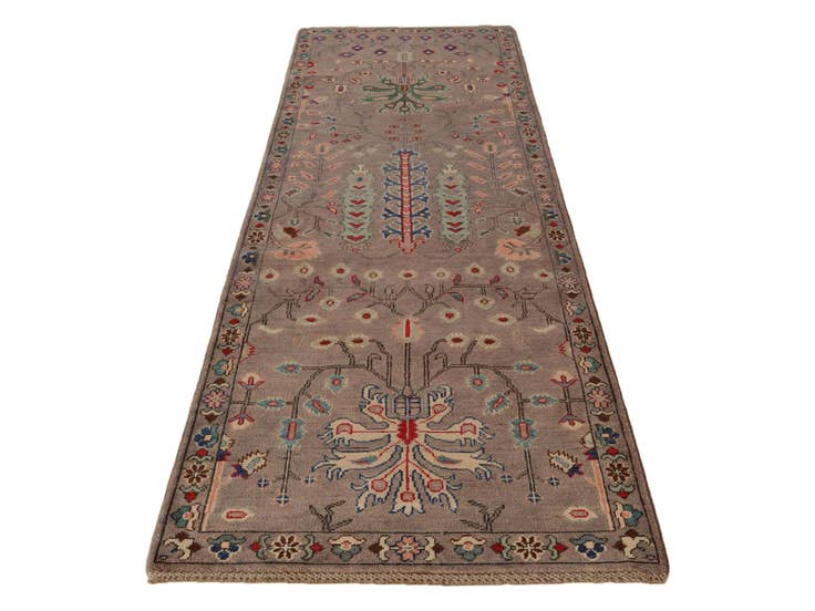 Detail image of 2' 10 x 9' 8 Hand Knotted Kazak Runner Rug