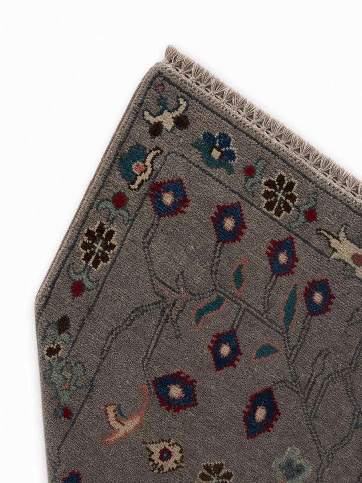 2' 10 x 9' 8 Hand Knotted Kazak Runner Rug