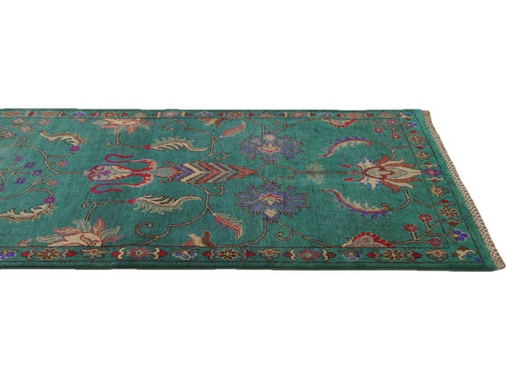 Detail image of 2' 11 x 9' 8 Hand Knotted Kazak Runner Rug