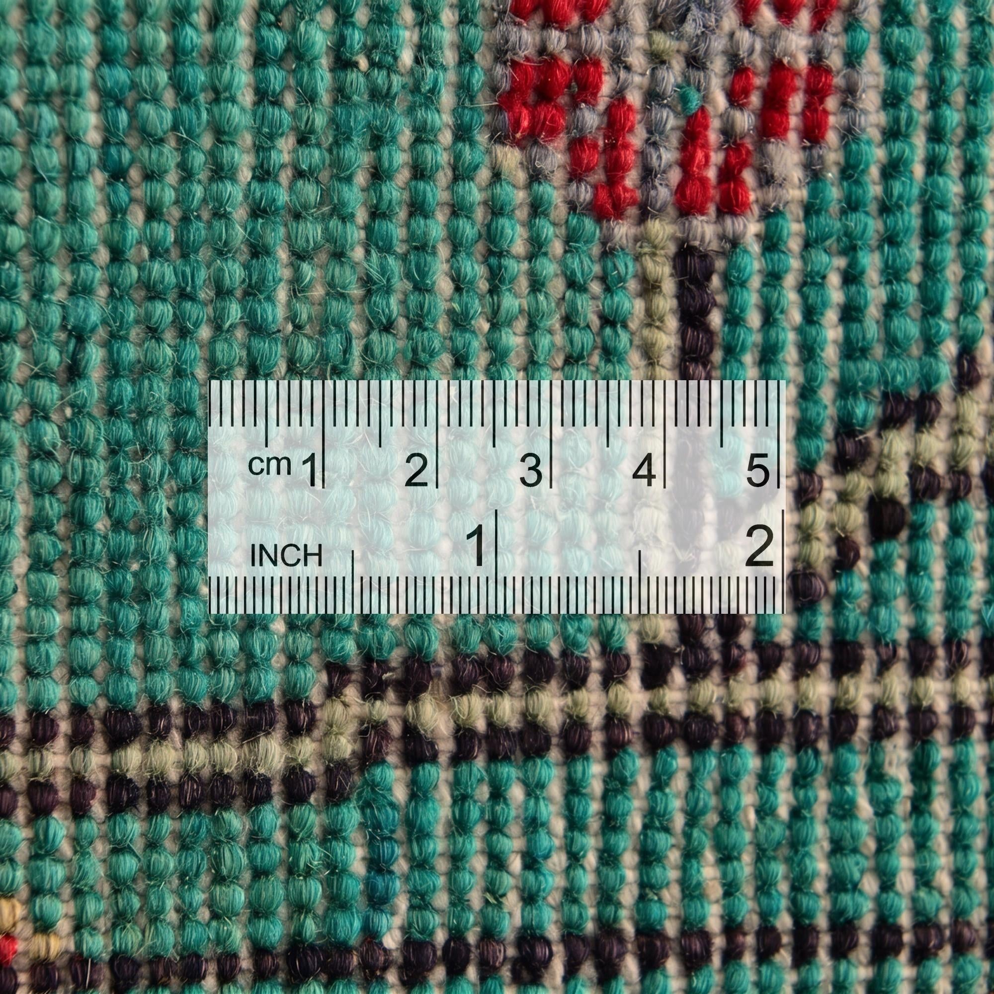 2' 11 x 9' 8 Hand Knotted Kazak Runner Rug