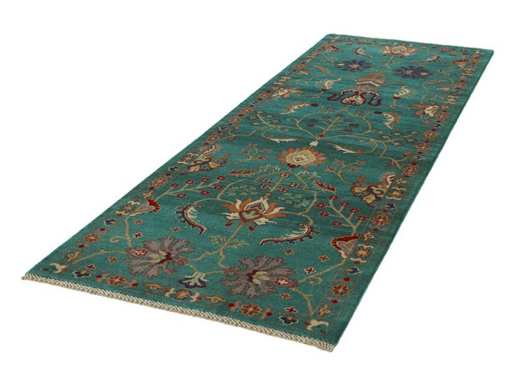Detail image of 3' 1 x 9' 1 Hand Knotted Kazak Runner Rug