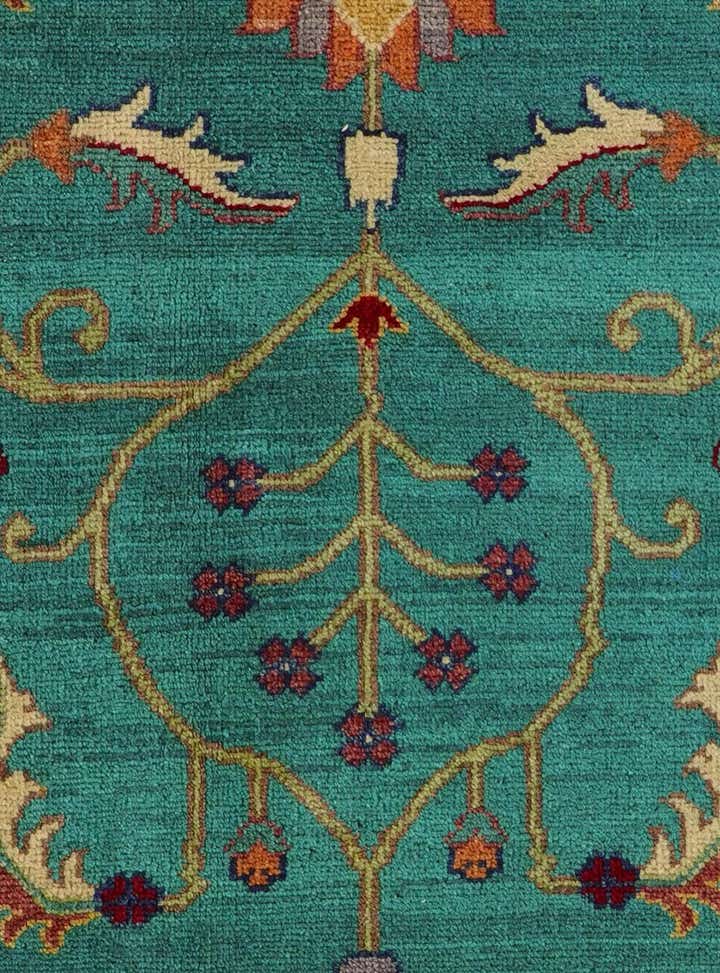 3' 1 x 9' 1 Hand Knotted Kazak Runner Rug