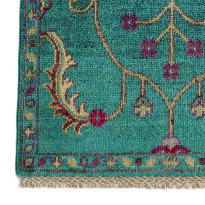 2' 1 x 6' Hand Knotted Kazak Runner Rug