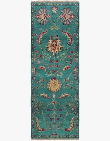 2' 1 x 6' Hand Knotted Kazak Runner Rug