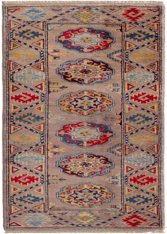 2' x 5' 9 Hand Knotted Kazak Runner Rug