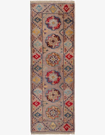 2' x 5' 9 Hand Knotted Kazak Runner Rug