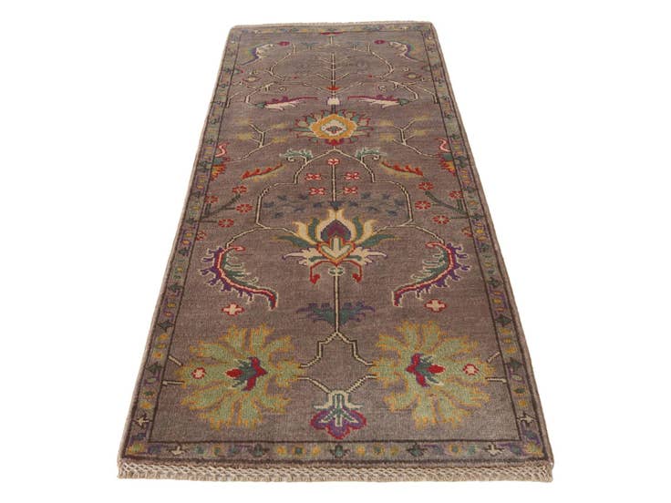 Detail image of 2' 3 x 5' 9 Hand Knotted Kazak Runner Rug