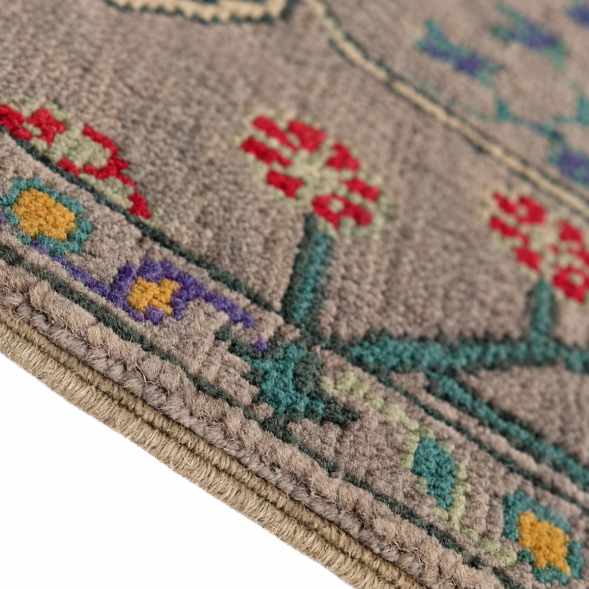 70cm x 175cm anudado a mano Kazak Alfombra Pasillera