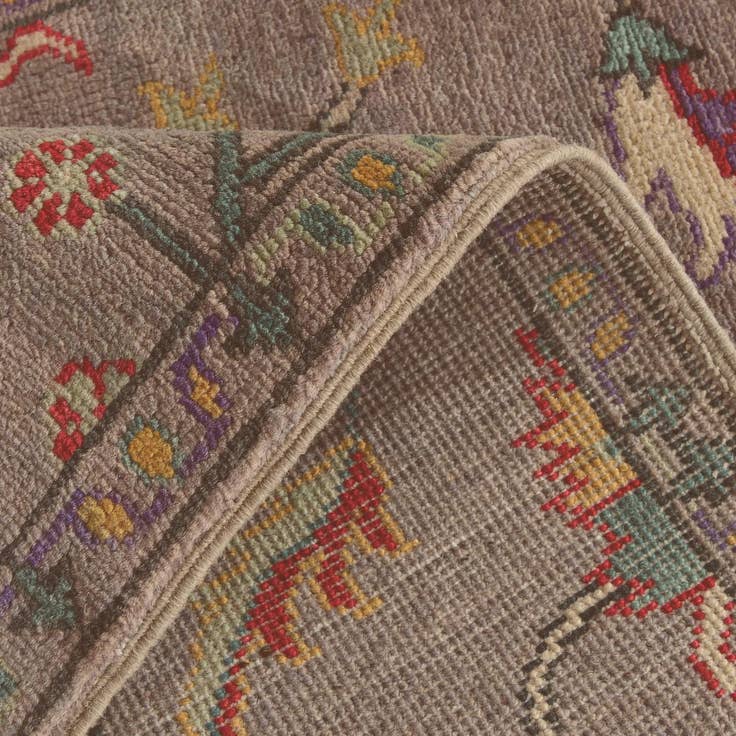 Detail image of 2' 3 x 5' 9 Hand Knotted Kazak Runner Rug