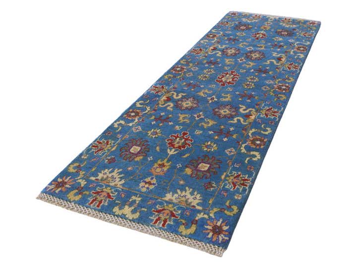 2' x 6' 6 Hand Knotted Kazak Runner Rug