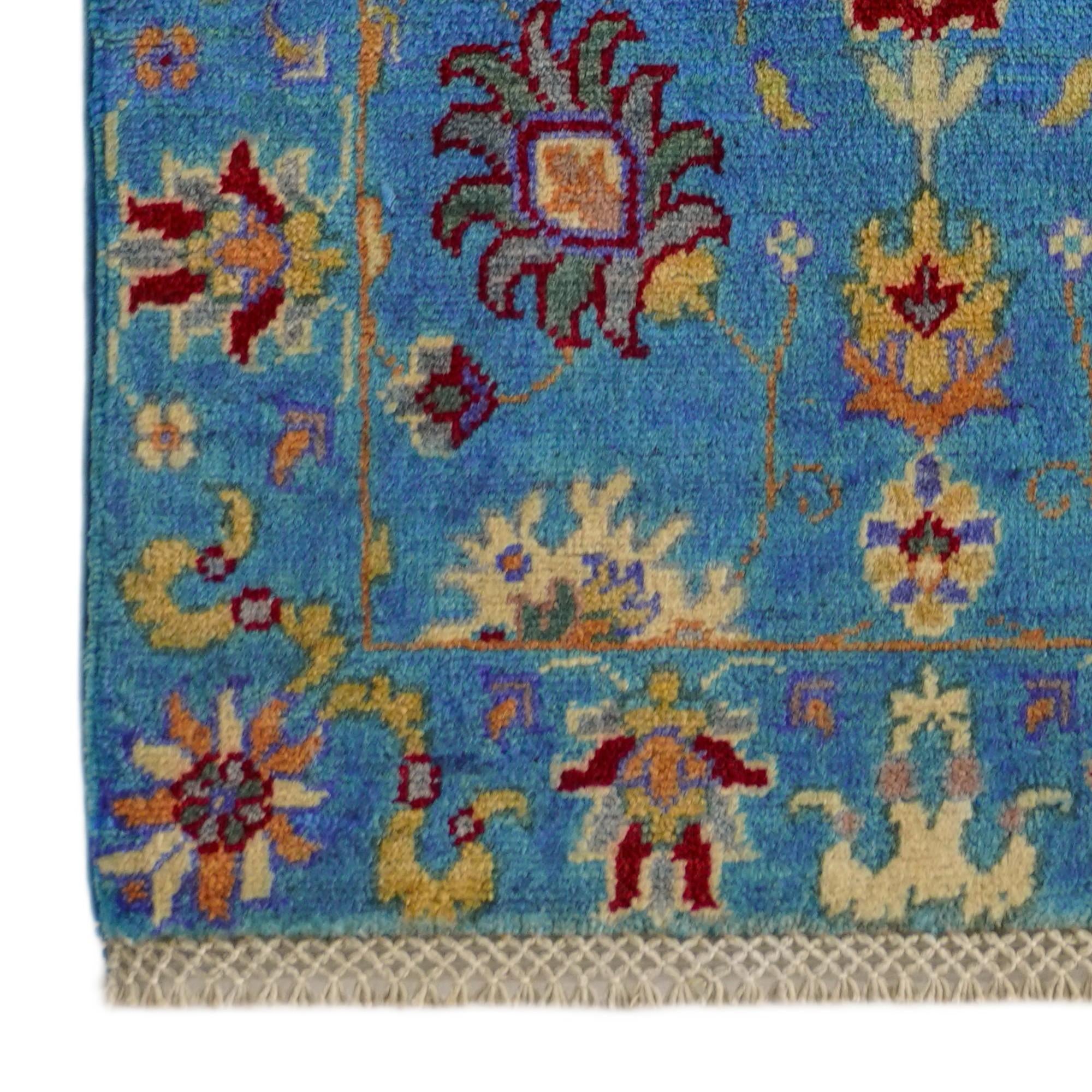 2' x 6' 6 Hand Knotted Kazak Runner Rug