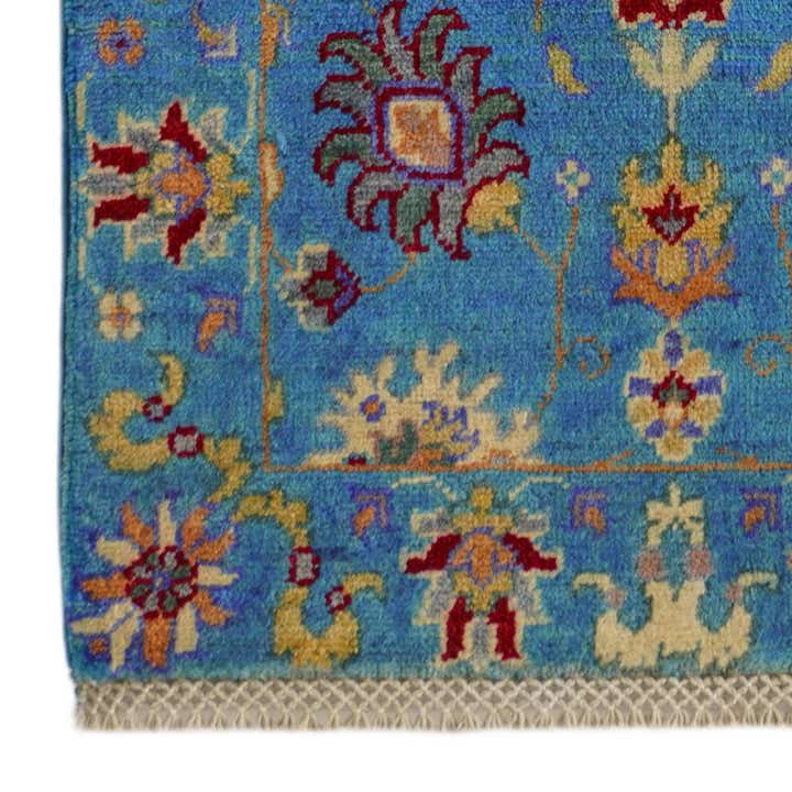 2' x 6' 6 Hand Knotted Kazak Runner Rug