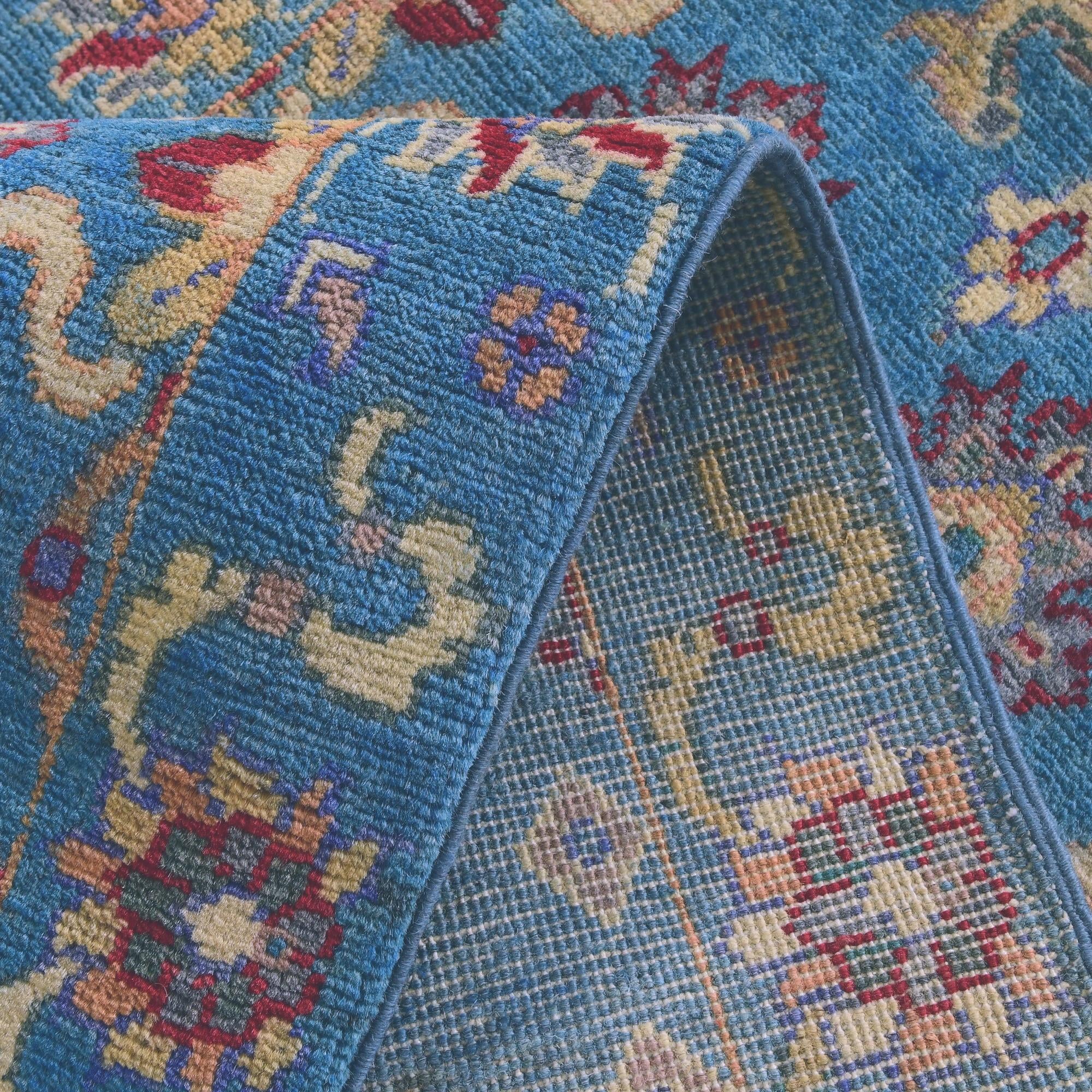 2' x 6' 6 Hand Knotted Kazak Runner Rug
