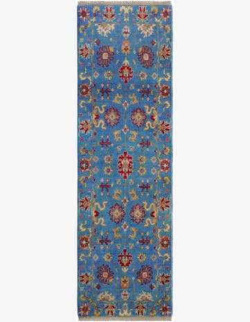 2' x 6' 6 Hand Knotted Kazak Runner Rug
