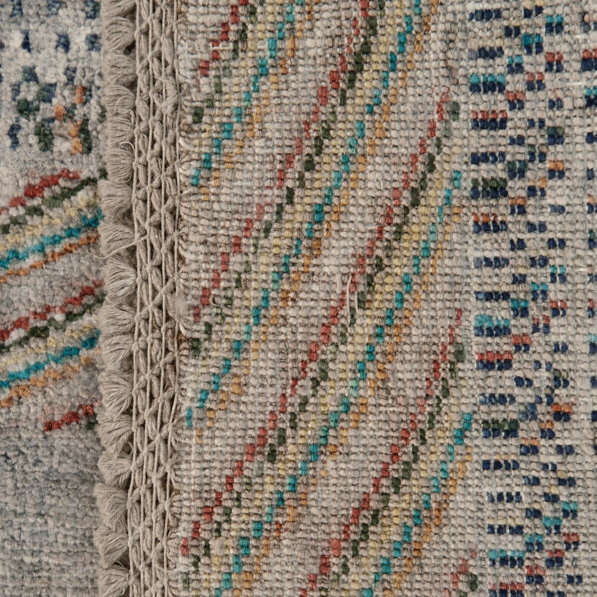 80cm x 260cm anudado a mano Kazak Alfombra Pasillera