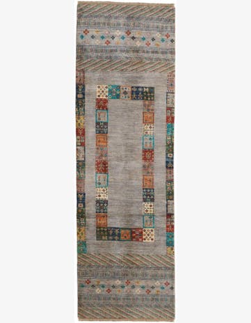2' 8 x 8' 6 Hand Knotted Kazak Runner Rug