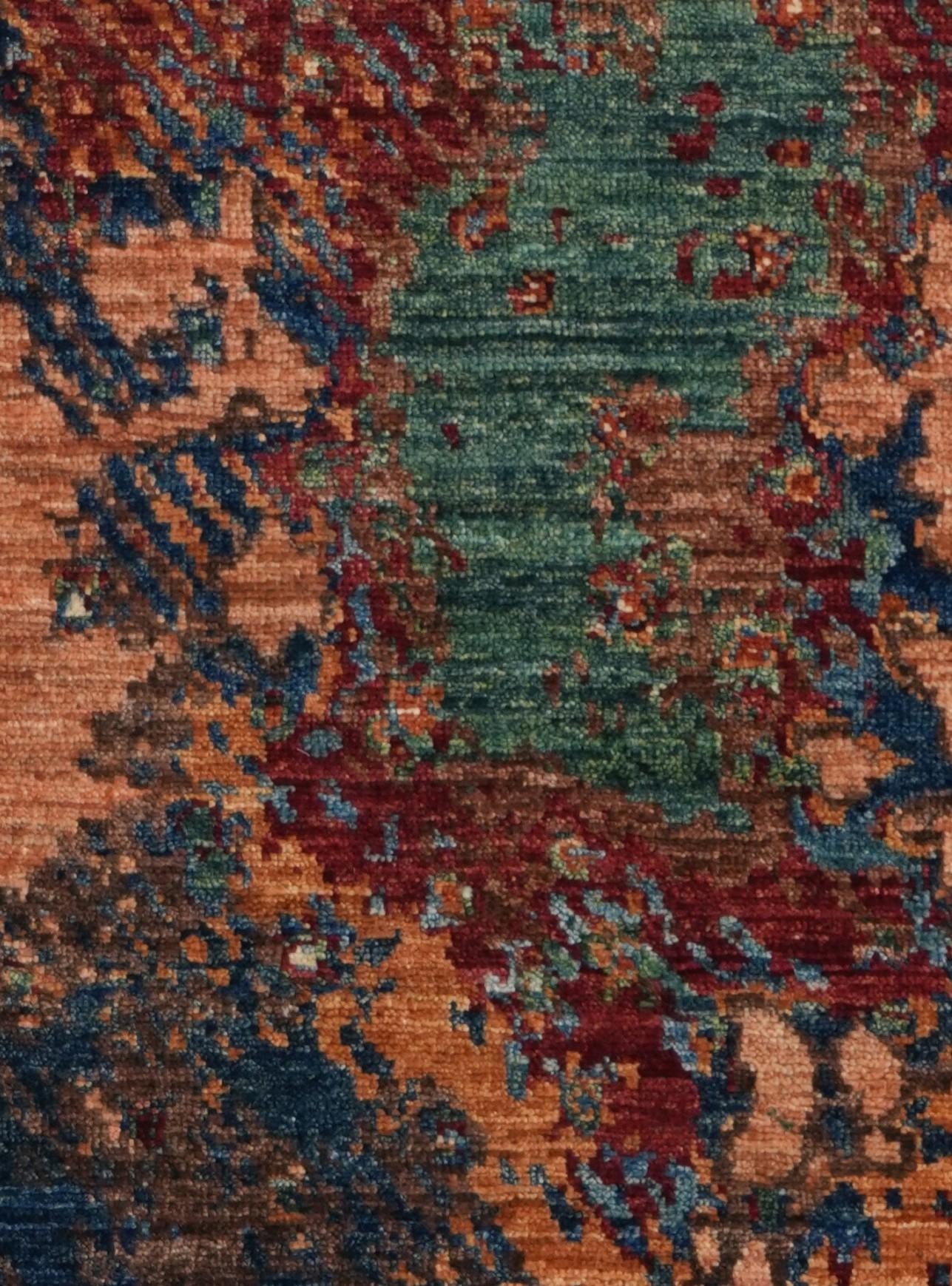 2' 7 x 8' 2 Hand Knotted Kazak Runner Rug