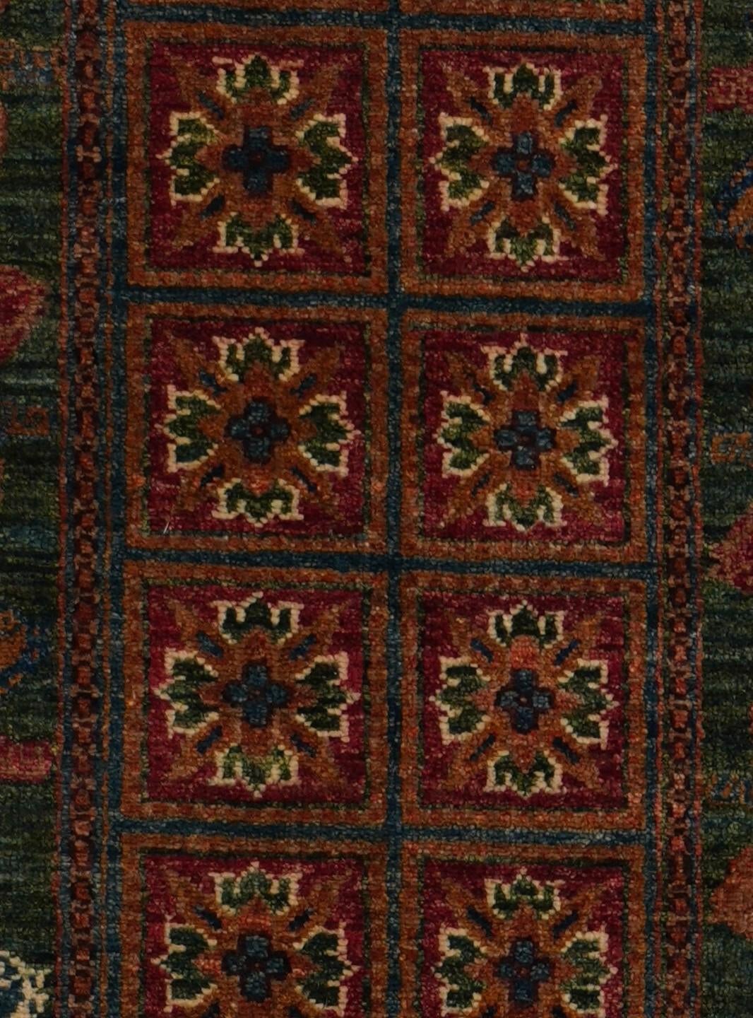 2' 9 x 9' 10 Hand Knotted Kazak Runner Rug