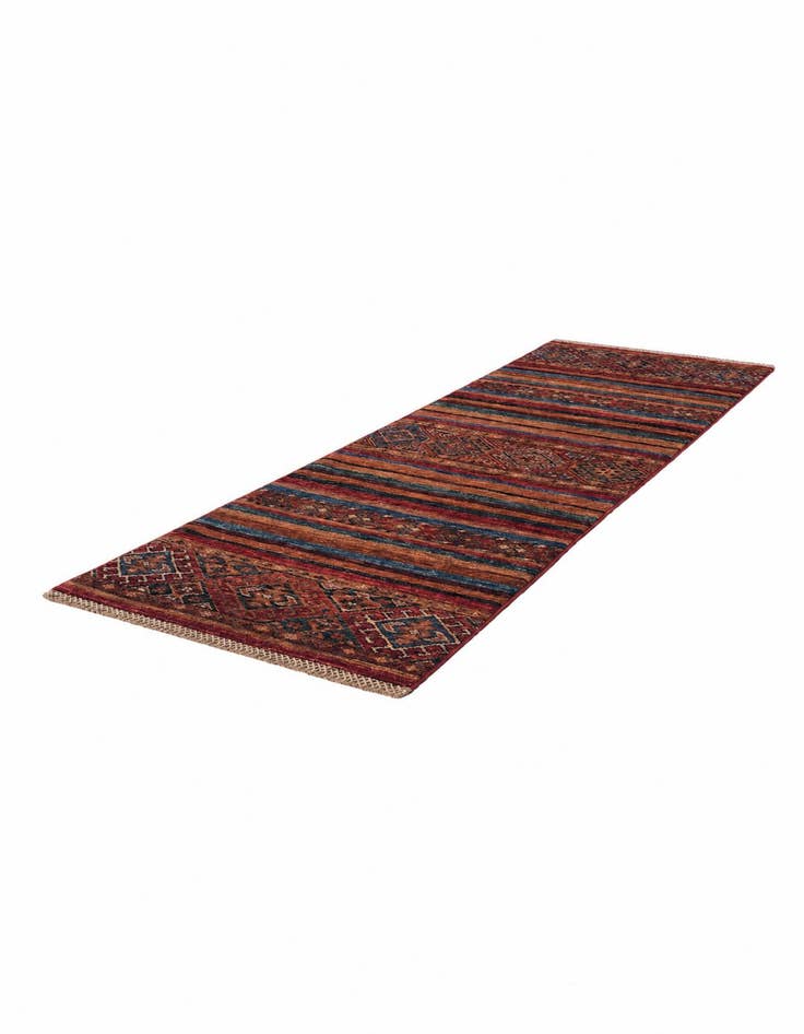 Detail image of 2' x 6' Hand Knotted Kazak Runner Rug