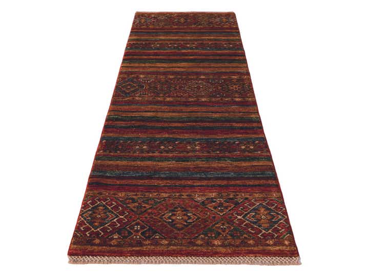 2' x 6' Hand Knotted Kazak Runner Rug