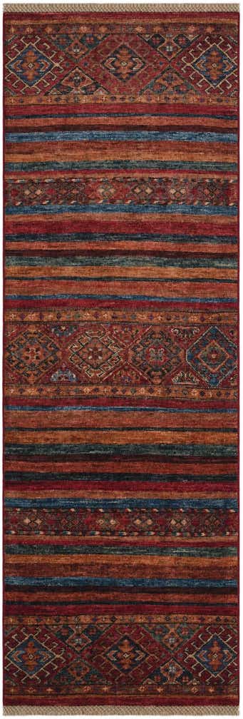 2' x 6' Hand Knotted Kazak Runner Rug