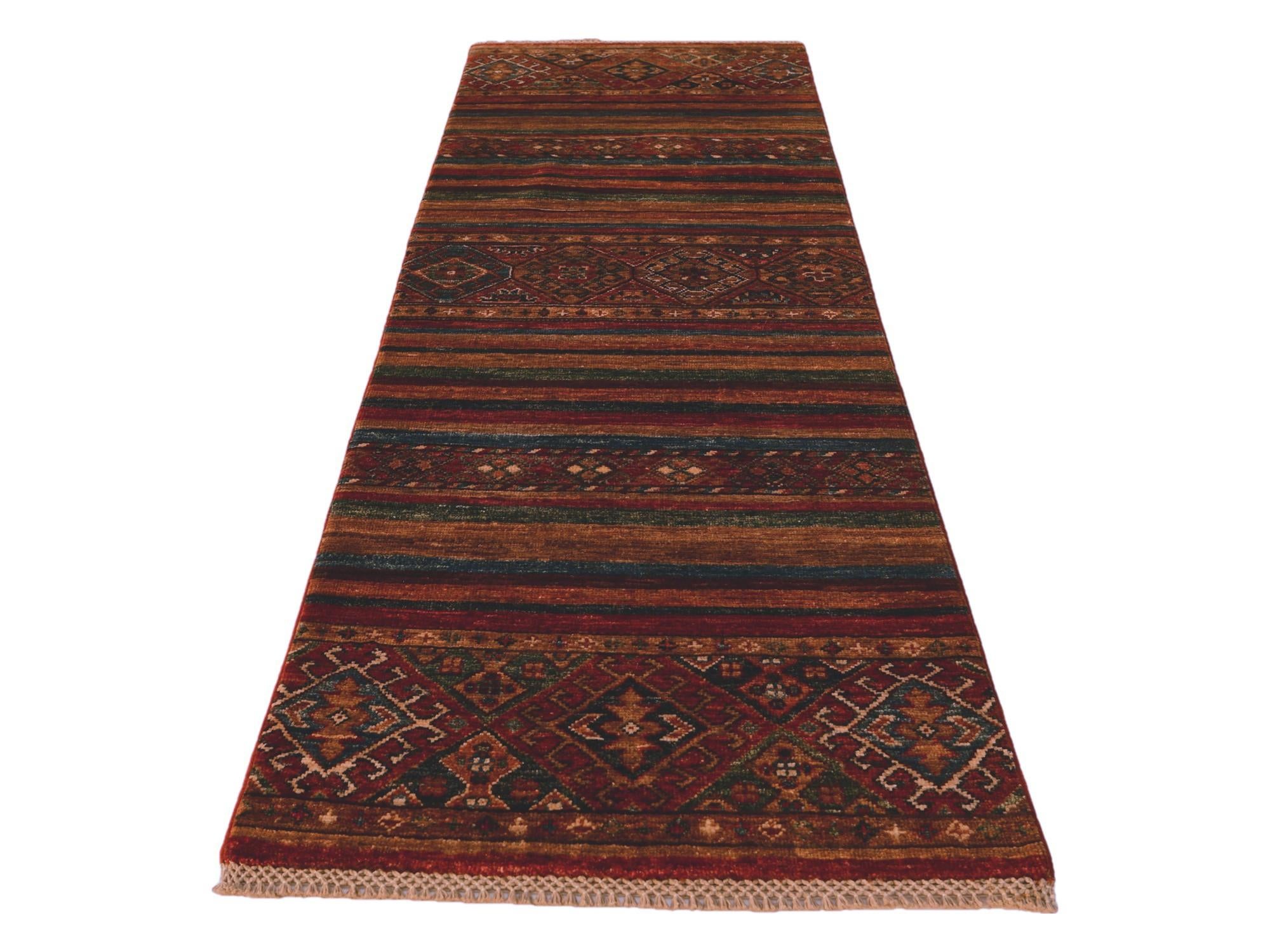 2' x 5' 11 Hand Knotted Kazak Runner Rug