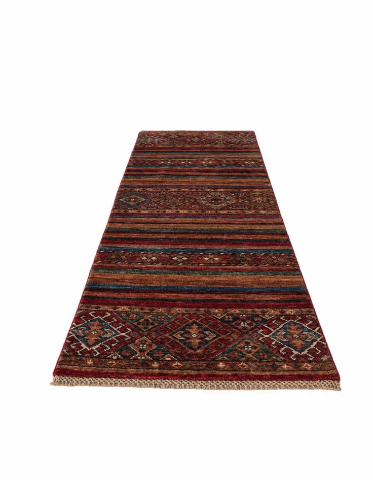 Detail image of 2' x 5' 11 Hand Knotted Kazak Runner Rug