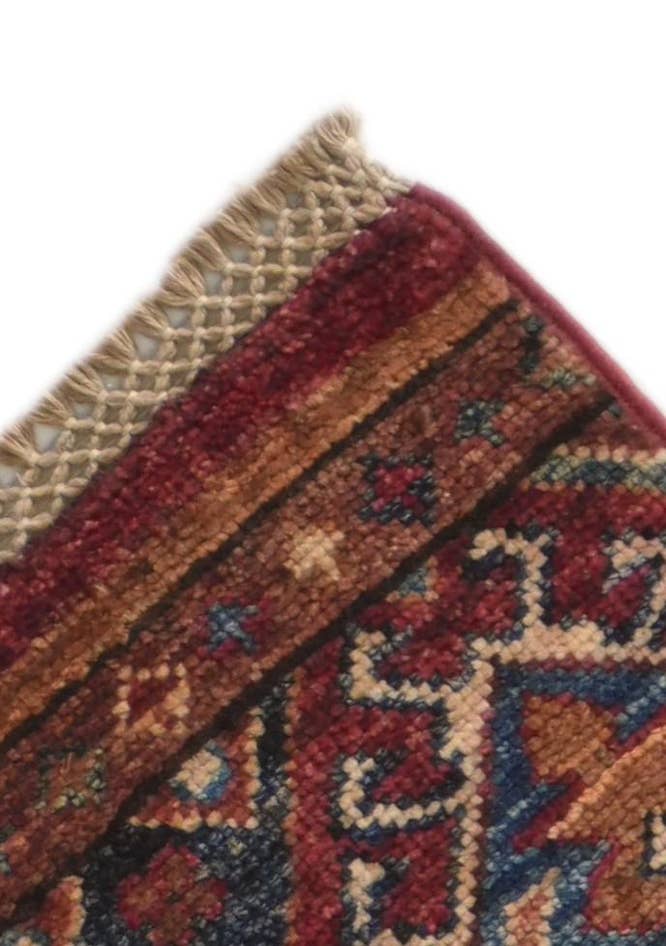 Detail image of 2' x 5' 11 Hand Knotted Kazak Runner Rug