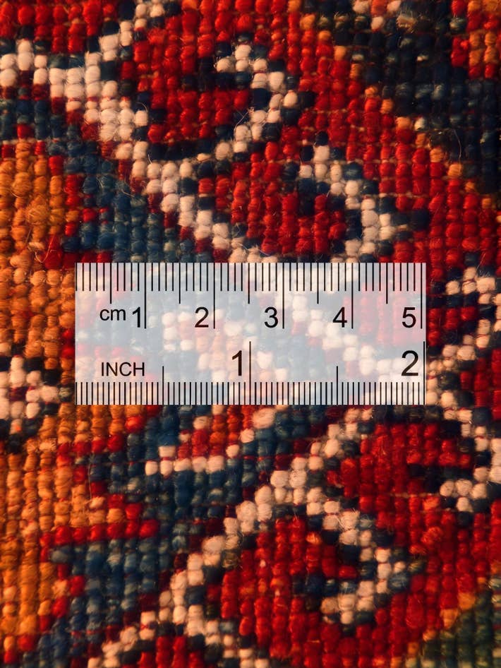 Detail image of 2' x 5' 11 Hand Knotted Kazak Runner Rug