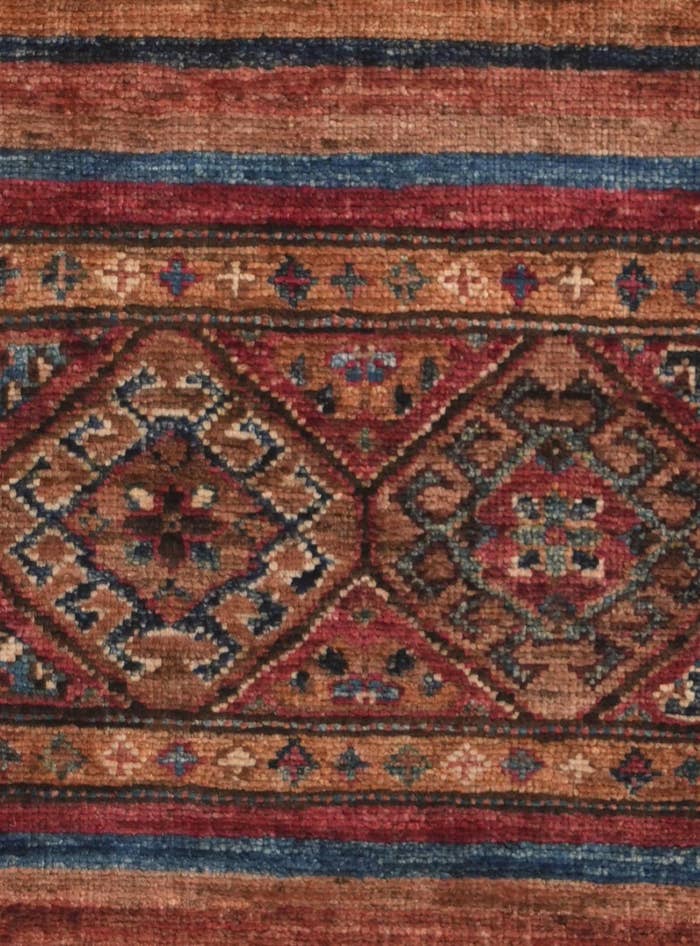 Detail image of 2' x 5' 11 Hand Knotted Kazak Runner Rug