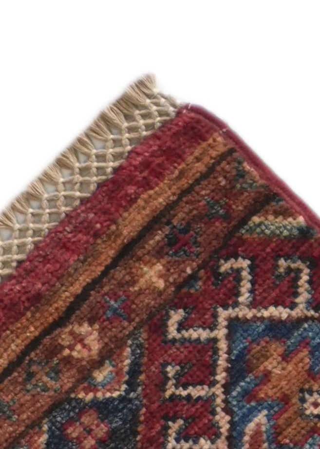 2' 1 x 6' Hand Knotted Kazak Runner Rug